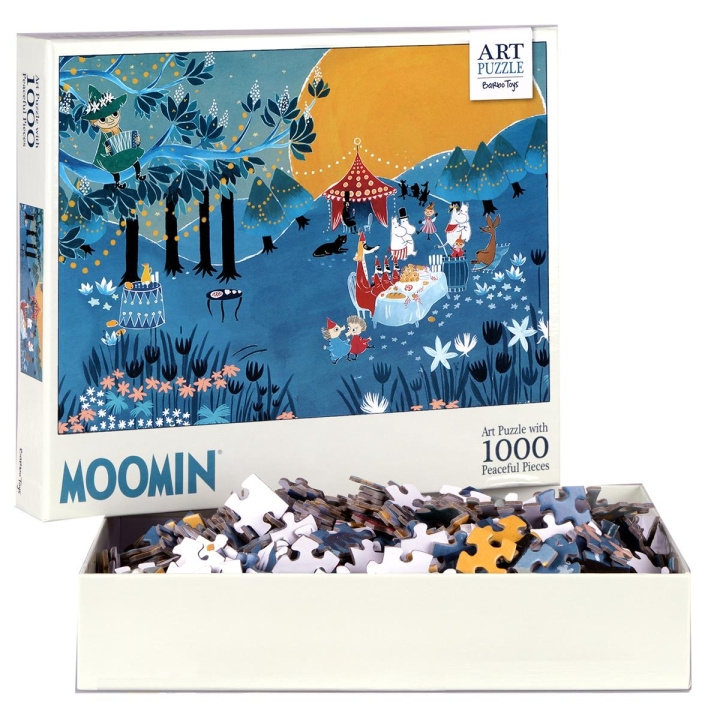 Barbo Toys Moomin Art Puzzle Blue 1000 pcs in the group Sport, leisure & Hobby / Hobby / Puzzle at TP E-commerce Nordic AB (C79848)