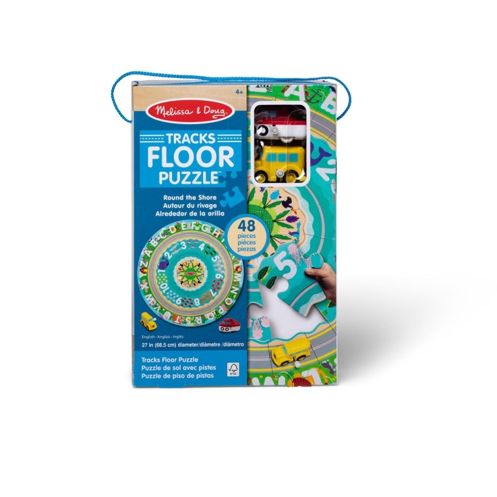 Melissa & Doug Floor Puzzle & Play Set Round the Shore in the group TOYS, KIDS & BABY PRODUCTS / Toys / Kids puzzle at TP E-commerce Nordic AB (C79855)