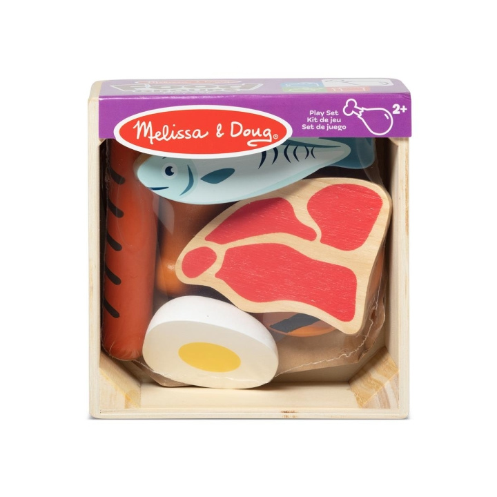 Melissa & Doug Wooden Food Groups Play Set - Protein in the group TOYS, KIDS & BABY PRODUCTS / Toys / Little home & Role play at TP E-commerce Nordic AB (C79970)