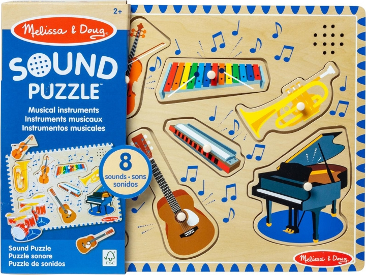 Melissa & Doug Sound Puzzle Musical Instruments in the group TOYS, KIDS & BABY PRODUCTS / Toys / Kids puzzle at TP E-commerce Nordic AB (C79996)