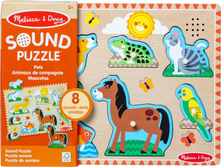 Melissa & Doug Sound Puzzle Pets in the group TOYS, KIDS & BABY PRODUCTS / Toys / Kids puzzle at TP E-commerce Nordic AB (C79998)