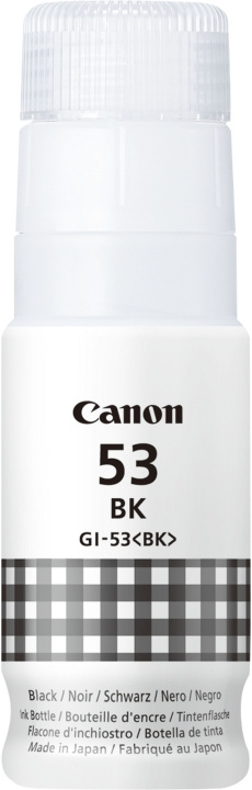 Canon GI-53 BK-black bottle, black in the group COMPUTERS & PERIPHERALS / Printers & Accessories / Ink & Toner / Ink cartridges / Canon at TP E-commerce Nordic AB (C80336)