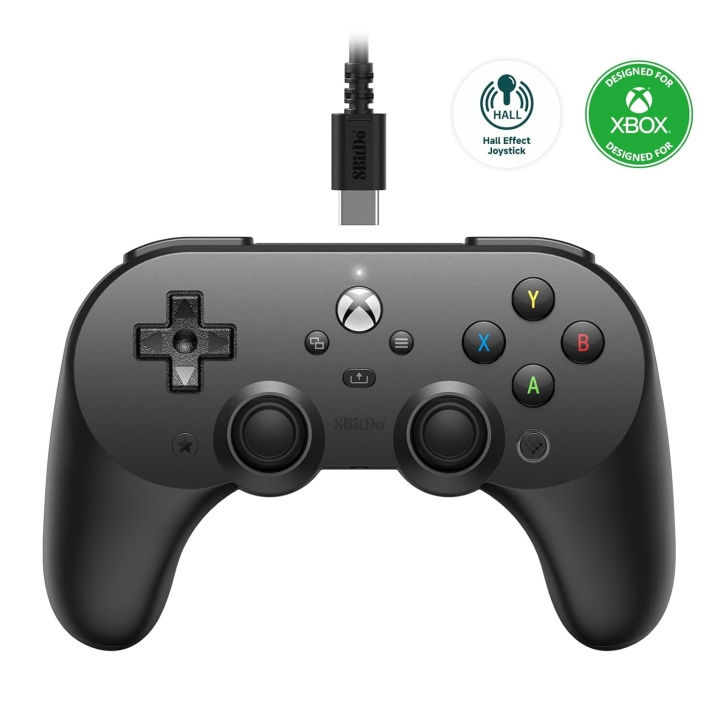 8Bitdo Pro 2 Wired Xbox Gamepad Black in the group HOME ELECTRONICS / Game consoles & Accessories / Xbox One / Accessories at TP E-commerce Nordic AB (C80903)