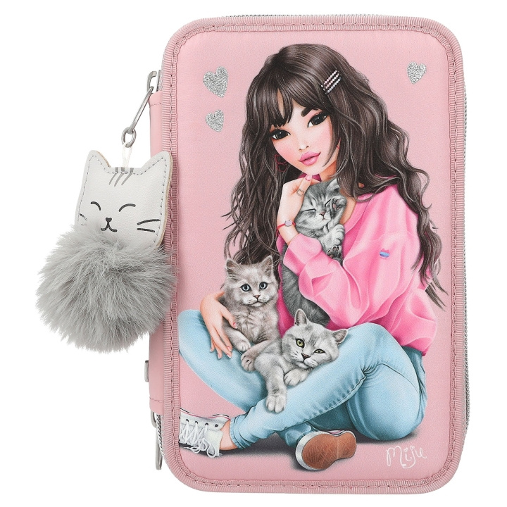 TOPModel Triple Pencil Case Kitten ( 0411754 ) in the group TOYS, KIDS & BABY PRODUCTS / Toys / Pencil case at TP E-commerce Nordic AB (C81211)
