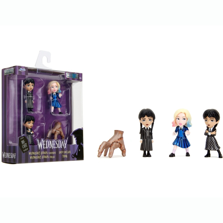 Jada Toys Wednesday Samlarfigur 4-Pack, 6 cm in the group TOYS, KIDS & BABY PRODUCTS / Toys / Figures, Miniatures & accessories at TP E-commerce Nordic AB (C81537)