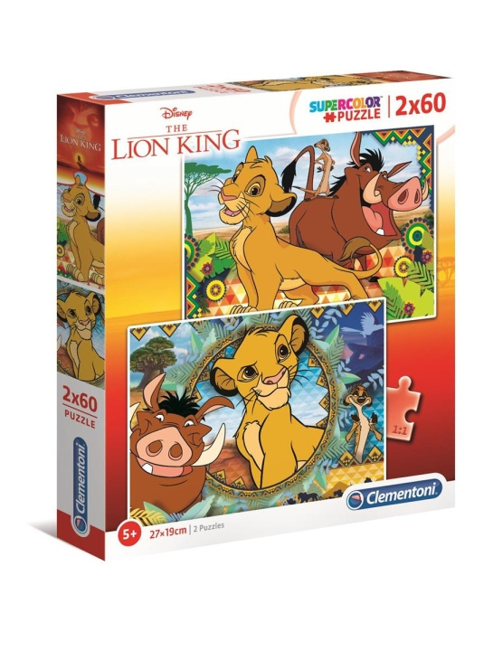 Clementoni 2x60 pcs Puzzles Kids Special Collection Lion King in the group TOYS, KIDS & BABY PRODUCTS / Toys / Kids puzzle at TP E-commerce Nordic AB (C81746)