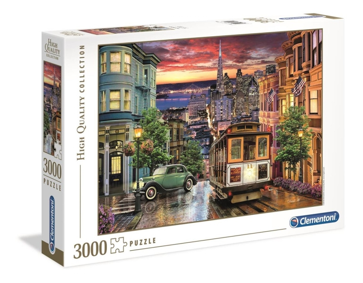 Clementoni 3000 pcs High Quality Collection San Francisco in the group Sport, leisure & Hobby / Hobby / Puzzle at TP E-commerce Nordic AB (C81797)