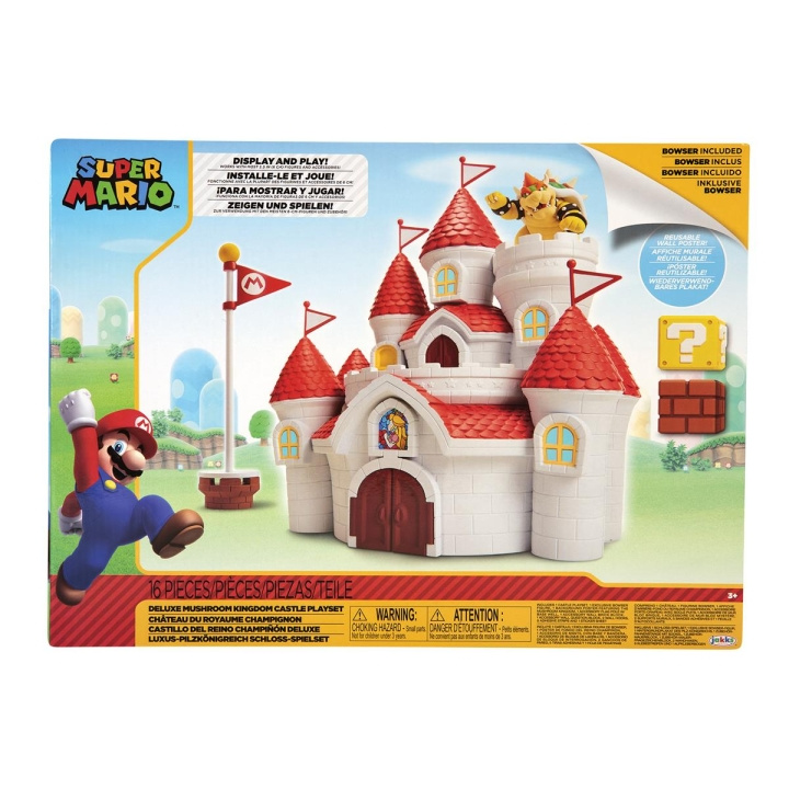 JAKKS Pacific Super Mario 2.5 Inch Playset Deluxe Mushroom Kingdom Castle in the group TOYS, KIDS & BABY PRODUCTS / Toys / Play set at TP E-commerce Nordic AB (C81817)