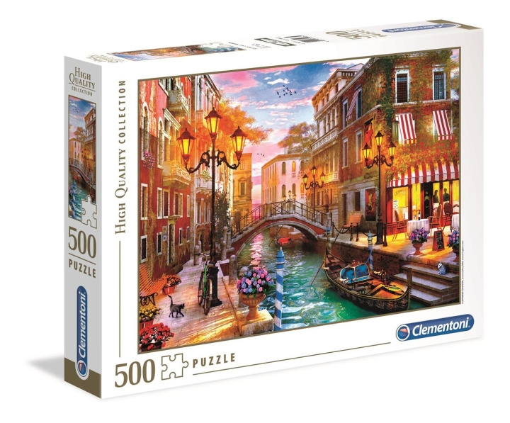 Clementoni 500 pcs High Quality Collection Sunset Over Venice in the group TOYS, KIDS & BABY PRODUCTS / Toys / Kids puzzle at TP E-commerce Nordic AB (C81820)
