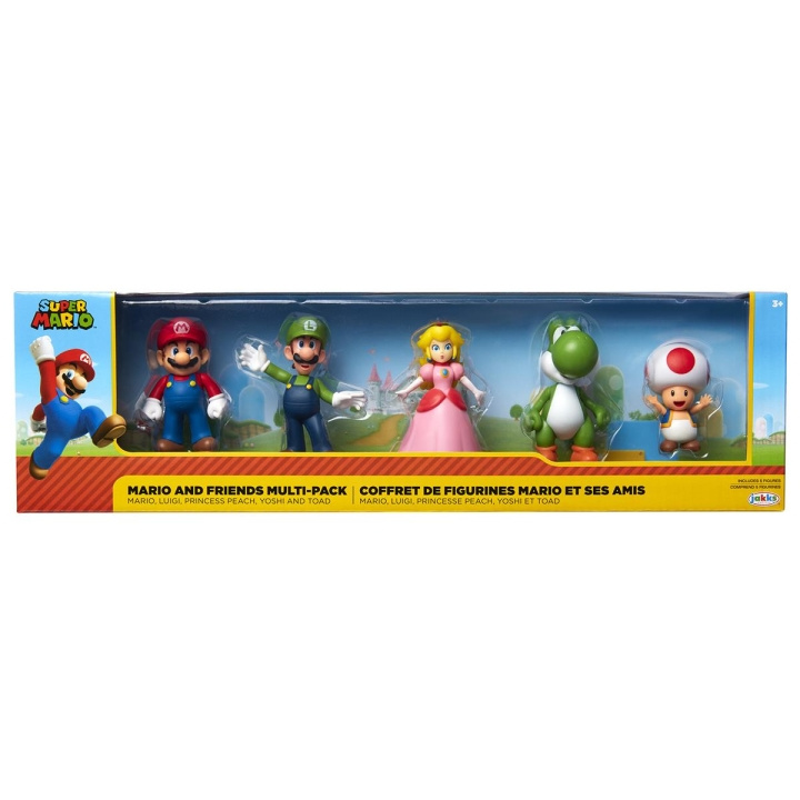 JAKKS Pacific Super Mario 2.5 Inch Limited Articulation Figure 5-Pack Mario & Friends in the group TOYS, KIDS & BABY PRODUCTS / Toys / Figures, Miniatures & accessories at TP E-commerce Nordic AB (C81877)