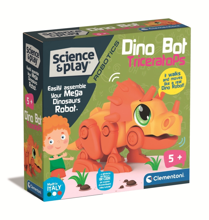 Clementoni Dino Bot Triceratops Junior in the group TOYS, KIDS & BABY PRODUCTS / Toys / Experiment & DIY at TP E-commerce Nordic AB (C81900)