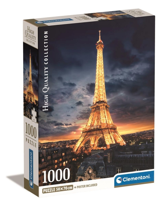 Clementoni 1000 pcs CB High Quality Collection Tour Eiffel in the group Sport, leisure & Hobby / Hobby / Puzzle at TP E-commerce Nordic AB (C81948)