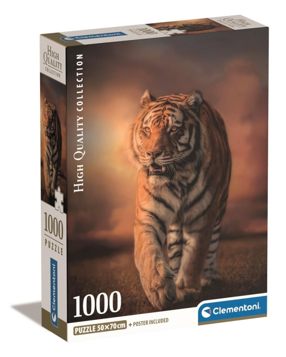 Clementoni 1000 pcs CB High Quality Collection Tiger in the group Sport, leisure & Hobby / Hobby / Puzzle at TP E-commerce Nordic AB (C81957)