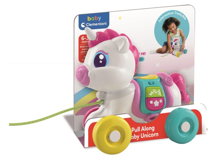 Clementoni Pull Along Unicorn in the group TOYS, KIDS & BABY PRODUCTS / Baby toys / Activity toys at TP E-commerce Nordic AB (C81981)