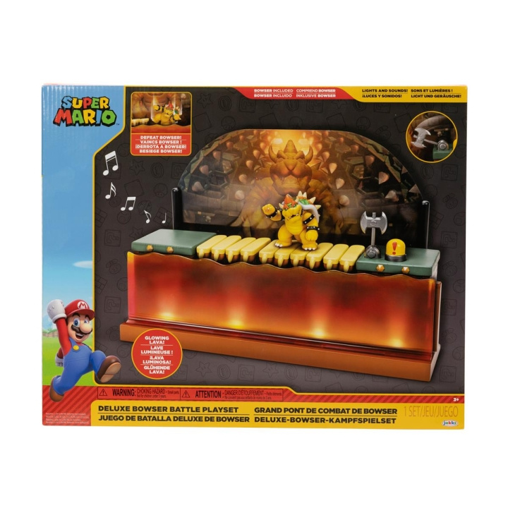 JAKKS Pacific Super Mario 2.5 Inch Playset Deluxe Bowser Battle in the group TOYS, KIDS & BABY PRODUCTS / Toys / Play set at TP E-commerce Nordic AB (C81988)