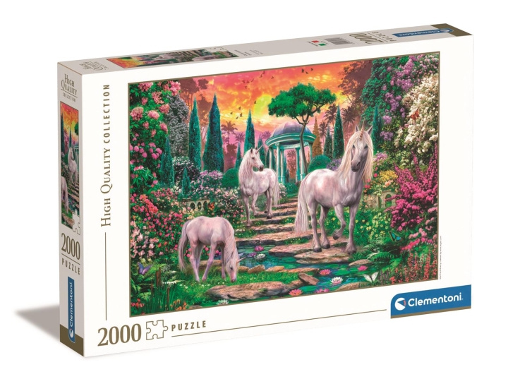 Clementoni 2000 pcs High Quality Collection CLASSICAL GARDEN UNICORNS in the group Sport, leisure & Hobby / Hobby / Puzzle at TP E-commerce Nordic AB (C82011)
