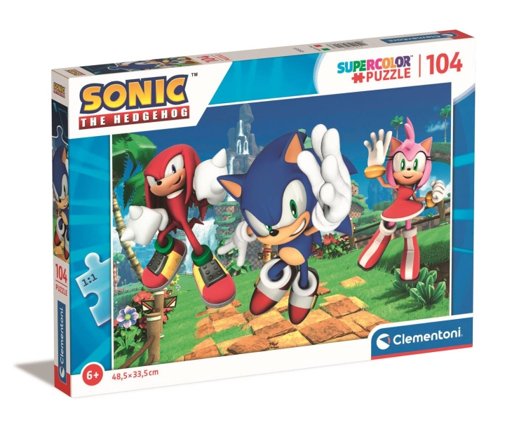 Clementoni 104 pcs Puzzles Kids Sonic in the group TOYS, KIDS & BABY PRODUCTS / Toys / Kids puzzle at TP E-commerce Nordic AB (C82024)