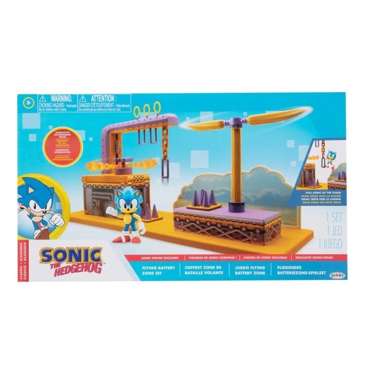 JAKKS Pacific Sonic the Hedgehog 2.5 Inch Playset Flying Battery Zone in the group TOYS, KIDS & BABY PRODUCTS / Toys / Play set at TP E-commerce Nordic AB (C82032)