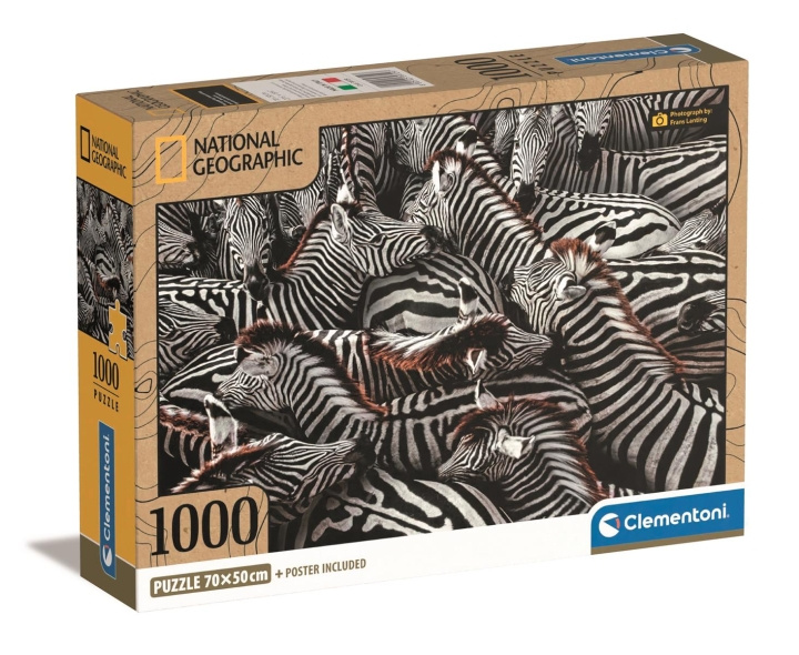 Clementoni 1000 pcs CB High Quality Collection National Geographics Zebras in the group Sport, leisure & Hobby / Hobby / Puzzle at TP E-commerce Nordic AB (C82089)