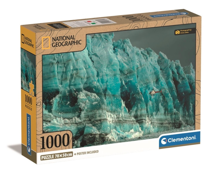Clementoni 1000 pcs CB High Quality Collection National Geographics Hubbard Glacier in the group Sport, leisure & Hobby / Hobby / Puzzle at TP E-commerce Nordic AB (C82091)