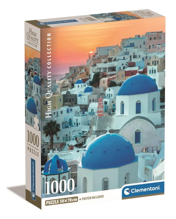 Clementoni 1000 pcs CB High Quality Collection Santorini in the group Sport, leisure & Hobby / Hobby / Puzzle at TP E-commerce Nordic AB (C82108)