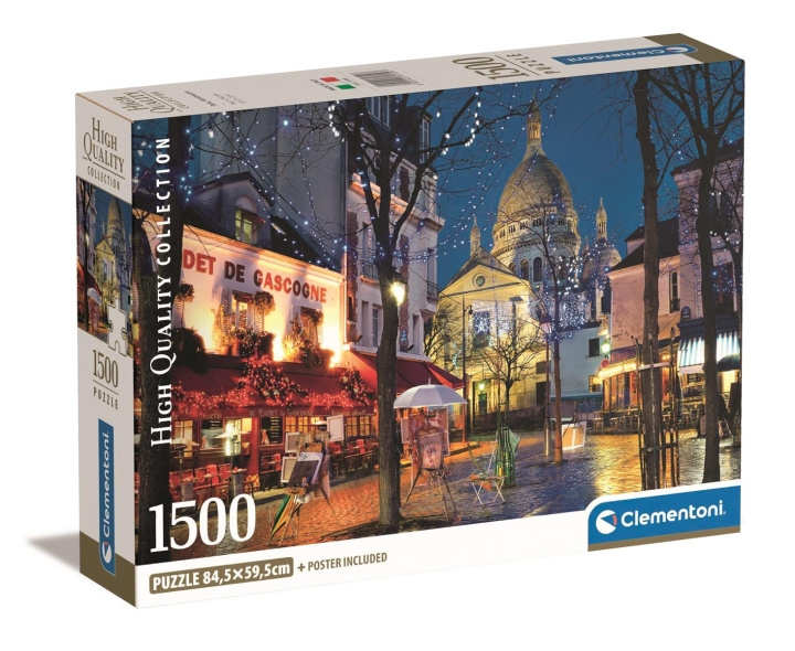 Clementoni 1500 pcs CB High Quality Collection Paris Montmartre in the group Sport, leisure & Hobby / Hobby / Puzzle at TP E-commerce Nordic AB (C82122)