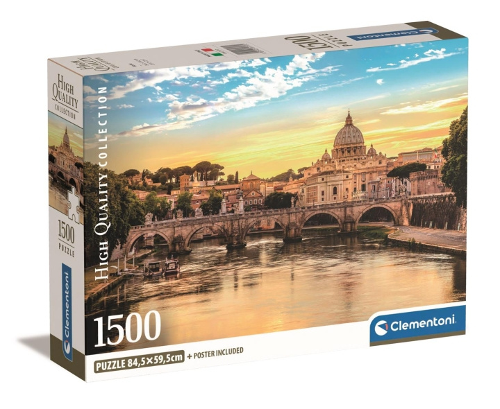 Clementoni 1500 pcs CB High Quality Collection Rome in the group Sport, leisure & Hobby / Hobby / Puzzle at TP E-commerce Nordic AB (C82124)