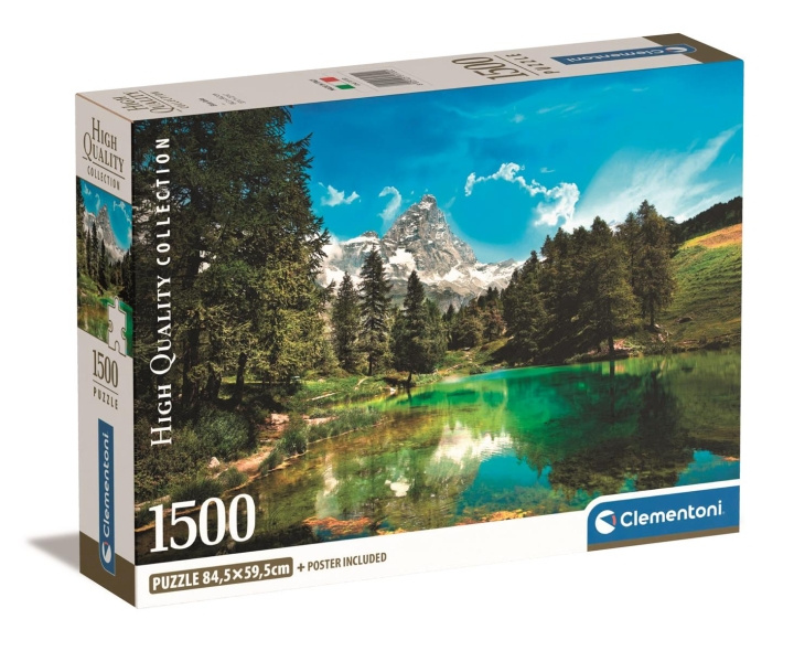 Clementoni 1500 pcs CB High Quality Collection Blue Lake in the group Sport, leisure & Hobby / Hobby / Puzzle at TP E-commerce Nordic AB (C82126)