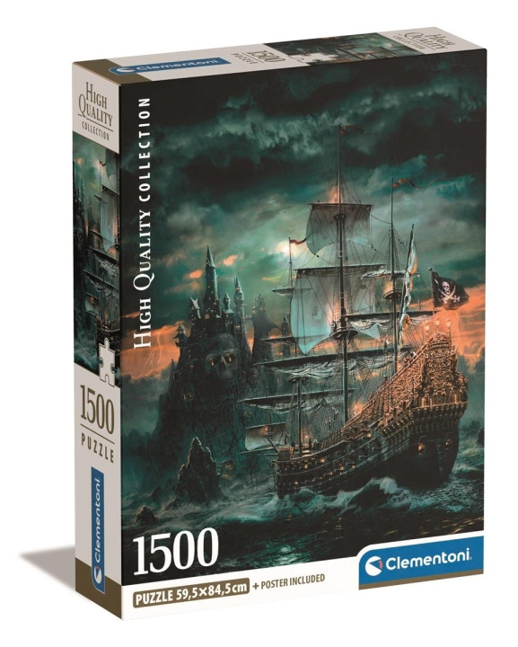Clementoni 1500 pcs CB High Quality Collection The Pirates Ship in the group Sport, leisure & Hobby / Hobby / Puzzle at TP E-commerce Nordic AB (C82127)