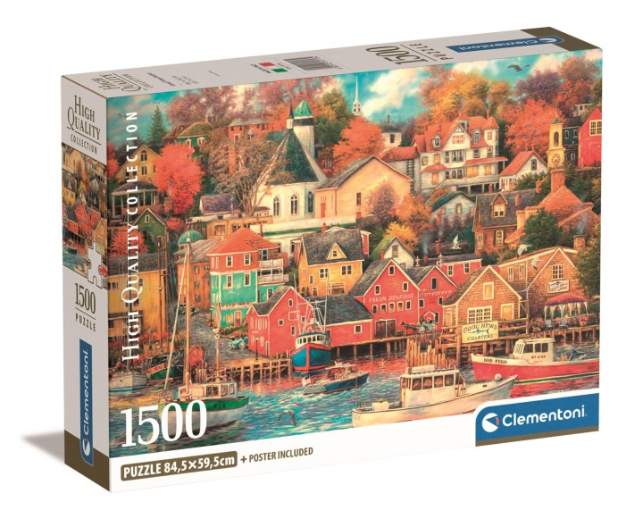 Clementoni 1500 pcs CB High Quality Collection Good Times Harbor in the group Sport, leisure & Hobby / Hobby / Puzzle at TP E-commerce Nordic AB (C82130)