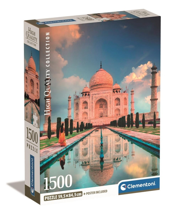 Clementoni 1500 pcs CB High Quality Collection Taj Mahal in the group Sport, leisure & Hobby / Hobby / Puzzle at TP E-commerce Nordic AB (C82131)