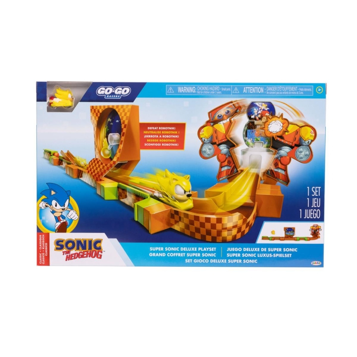 JAKKS Pacific Sonic the Hedgehog Go Go Racers Deluxe Playset in the group TOYS, KIDS & BABY PRODUCTS / Toys / Play set at TP E-commerce Nordic AB (C82191)