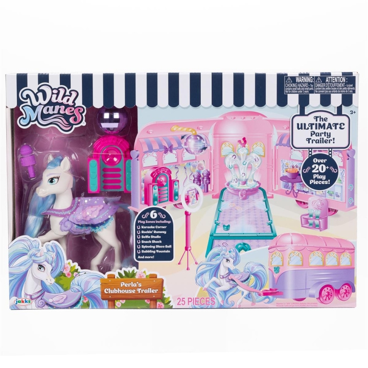JAKKS Pacific Wild Manes Playset Clubhouse Trailer in the group TOYS, KIDS & BABY PRODUCTS / Toys / Play set at TP E-commerce Nordic AB (C82205)