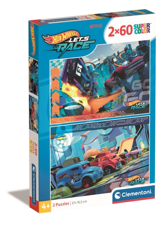 Clementoni 2x60 pcs Puzzles Kids Hotwheels in the group TOYS, KIDS & BABY PRODUCTS / Toys / Kids puzzle at TP E-commerce Nordic AB (C82213)