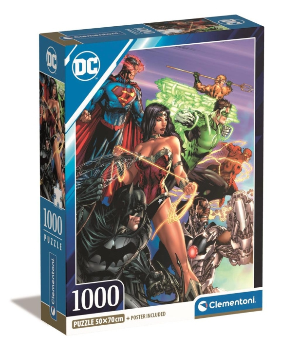 Clementoni 1000 pcs CB High Quality Collection DC Comics in the group Sport, leisure & Hobby / Hobby / Puzzle at TP E-commerce Nordic AB (C82220)
