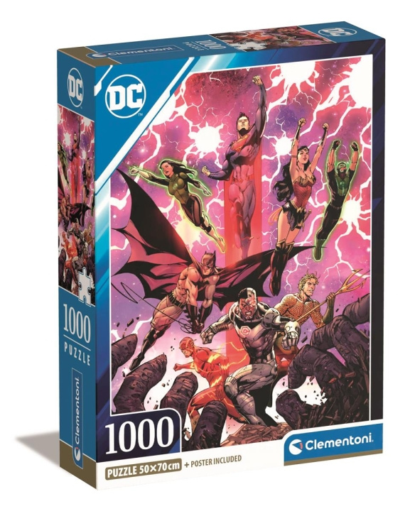Clementoni 1000 pcs CB High Quality Collection DC Comics (2) in the group Sport, leisure & Hobby / Hobby / Puzzle at TP E-commerce Nordic AB (C82221)