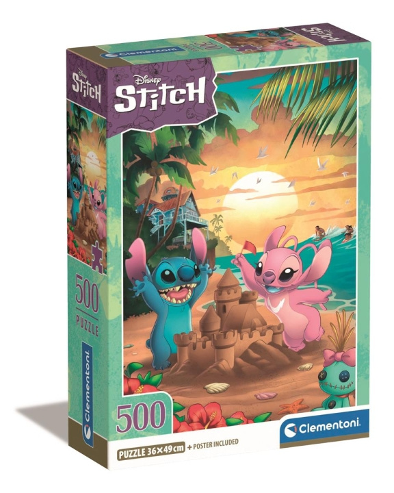 Clementoni 500 pcs CB Disney Stitch in the group TOYS, KIDS & BABY PRODUCTS / Toys / Kids puzzle at TP E-commerce Nordic AB (C82232)