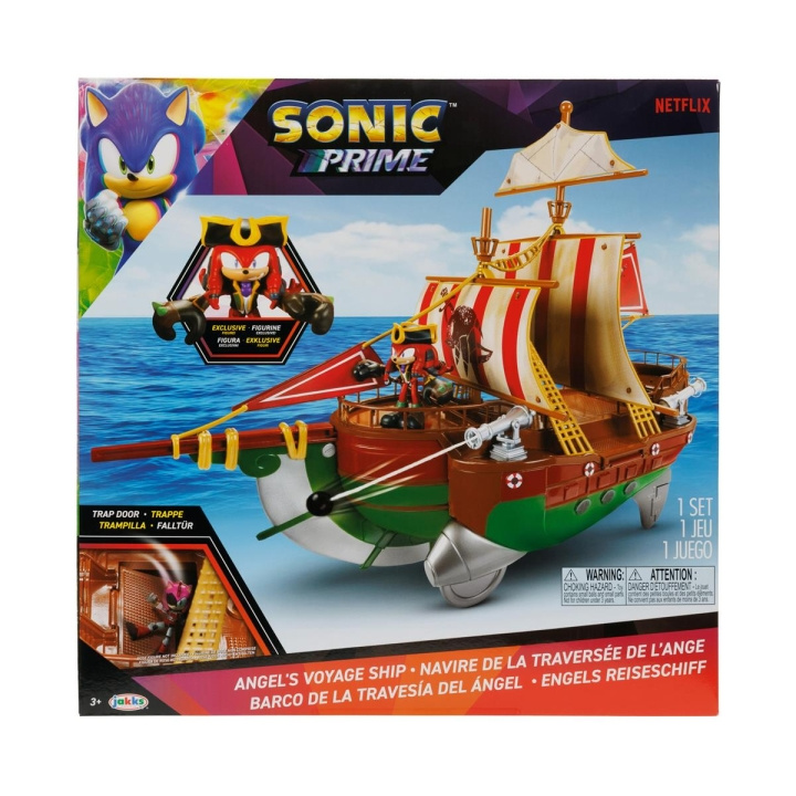 JAKKS Pacific Sonic Prime 2.5 Inch Playset Pirate Ship in the group TOYS, KIDS & BABY PRODUCTS / Toys / Figures, Miniatures & accessories at TP E-commerce Nordic AB (C82288)