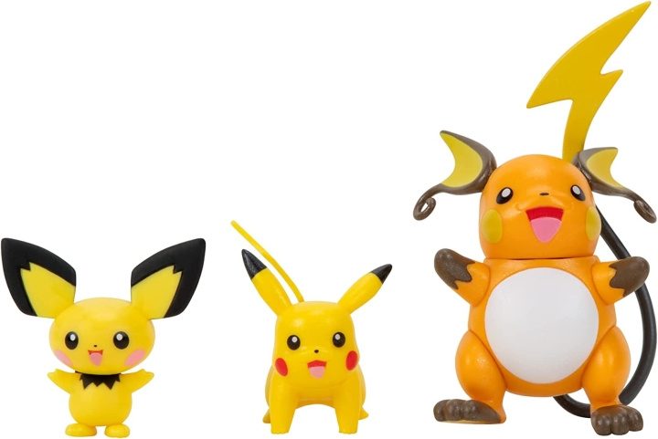 Pokémon Select Evolution 3-pack - Pikachu (PKW2778) in the group TOYS, KIDS & BABY PRODUCTS / Toys / Figures, Miniatures & accessories at TP E-commerce Nordic AB (C82414)