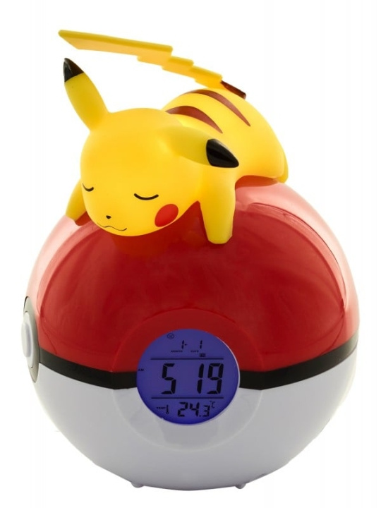 Pokémon Pokemon - Pikachu Light Up Alarm Clock FM (52800POKE9) in the group TOYS, KIDS & BABY PRODUCTS / Toys / Electronics & Media / Other Electronics & Media at TP E-commerce Nordic AB (C82527)