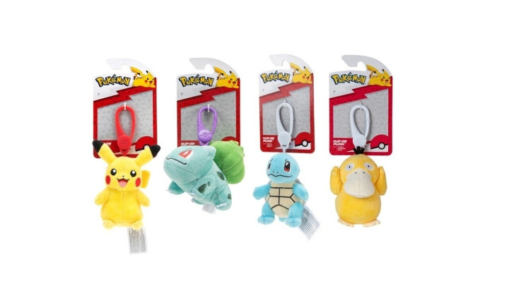 Pokémon POKEMON - PLUSH CLIP ON W9 ASS (95177-9) in the group TOYS, KIDS & BABY PRODUCTS / Toys / Figures, Miniatures & accessories at TP E-commerce Nordic AB (C82621)