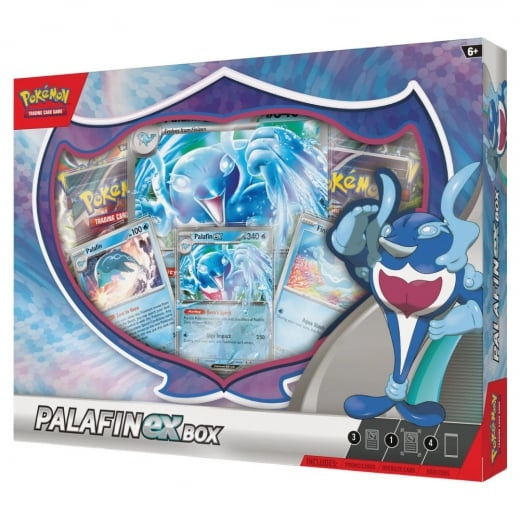 Pokémon Palafin EX Box (POK85758) in the group TOYS, KIDS & BABY PRODUCTS / Games / Card games at TP E-commerce Nordic AB (C82682)
