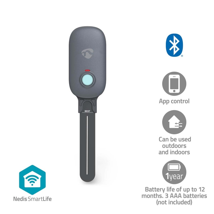 Nedis SmartLife Soil Moisture Meter | Bluetooth® | Battery Powered | IP55 | 0 - 100 | Android™ / IOS in the group HOME, HOUSEHOLD & GARDEN / Smart home / Smart sensors at TP E-commerce Nordic AB (C82804)