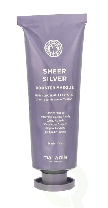 Maria Nila Sheer Silver Booster Masque 50 ml in the group BEAUTY & HEALTH / Hair & Styling / Hair care / Hair Mask at TP E-commerce Nordic AB (C82881)
