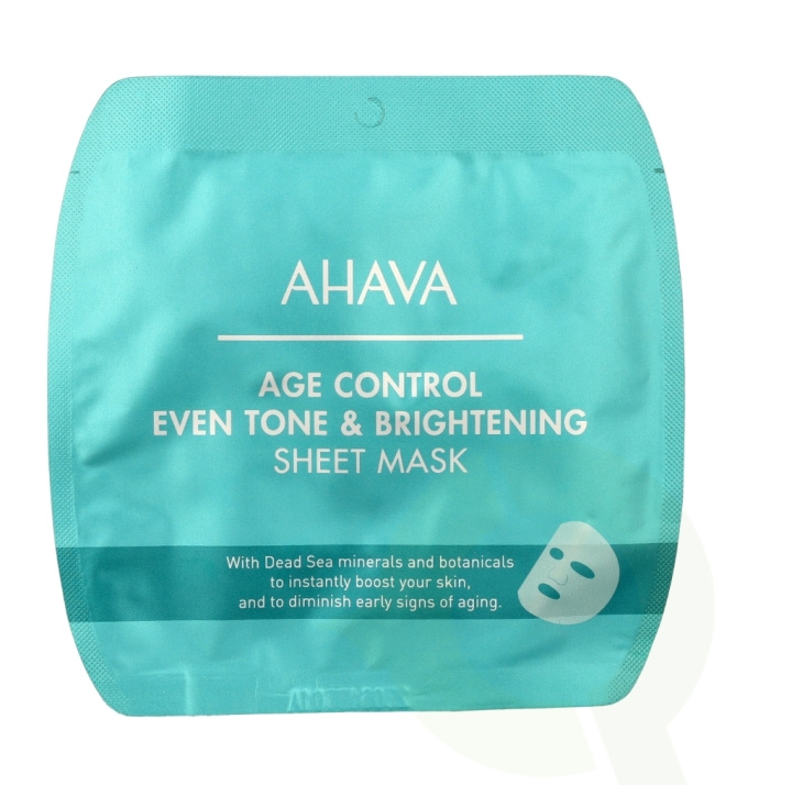 Ahava T.T.S. Age Control Even Tone & Bright. Sheet Mask 17 g in the group BEAUTY & HEALTH / Skin care / Face / Masks at TP E-commerce Nordic AB (C82885)