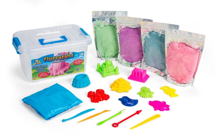 ArtKids Fluffy Sand - Large bucket set (32798) in the group TOYS, KIDS & BABY PRODUCTS / Toys / Clay, play sand and accessories at TP E-commerce Nordic AB (C82994)