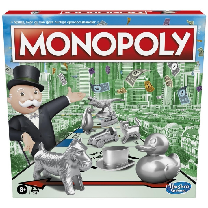 Hasbro Monopoly Classic (DK) in the group TOYS, KIDS & BABY PRODUCTS / Games / Board games at TP E-commerce Nordic AB (C83238)