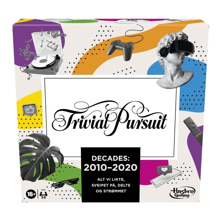Hasbro Trivial Pursuit Decades: 2010-2020 (NO) in the group TOYS, KIDS & BABY PRODUCTS / Games / Board games at TP E-commerce Nordic AB (C83240)