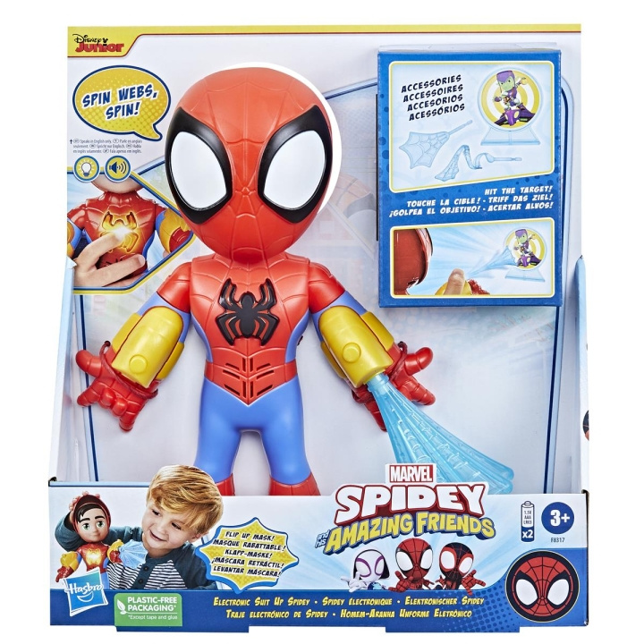 Spidey and his Amazing Friends Electronic Spidey 10 Inch in the group TOYS, KIDS & BABY PRODUCTS / Toys / Figures, Miniatures & accessories at TP E-commerce Nordic AB (C83301)
