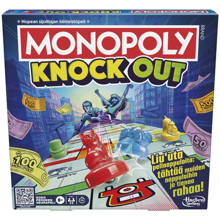 Hasbro Monopoly Knockout (FI) in the group TOYS, KIDS & BABY PRODUCTS / Games / Board games at TP E-commerce Nordic AB (C83453)
